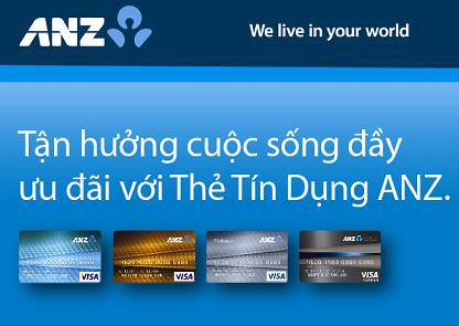 Ưu đãi Thẻ tín dụng ANZ Signature Priority Banking Visa Platinum 