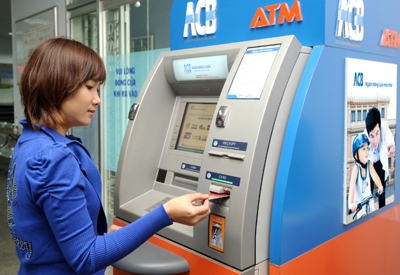 Cách chuyển khoản từ cây ATM của ACB