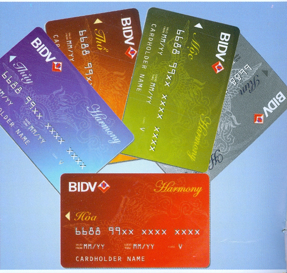 thẻ tín dụng BIDV được dùng ở đâu?
