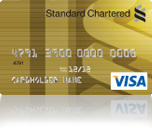 thẻ tín dụng vàng standard chartered