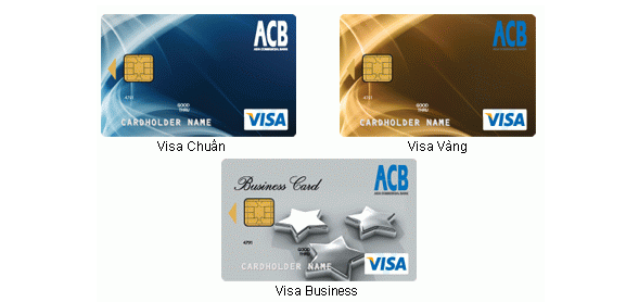 thẻ tín dụng acb visa