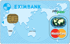 thẻ tín dụng eximbank mastercard chuẩn