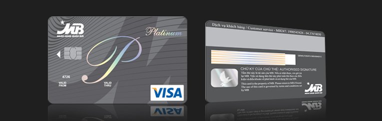 tiện ích thẻ tín dụng mbbank platinum visa