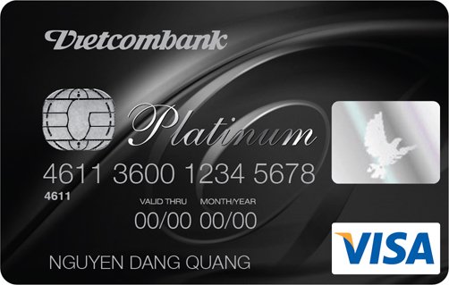 tiện ích thẻ tín dụng vietcombank visa platinum
