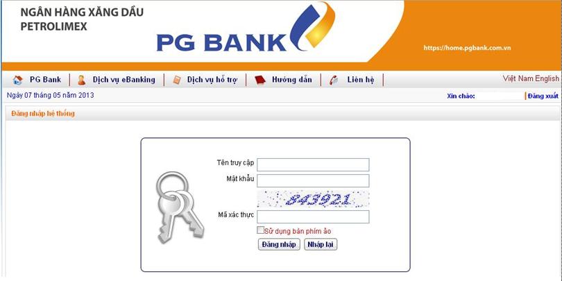 PG Bank hướng dẫn đăng ký giao dịch E-Commerce cho thẻ tín dụng quốc tế visa