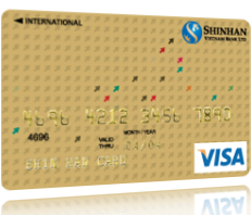 Làm thẻ tín dụng quốc tế cá nhân Shinhan Visa hạng vàng