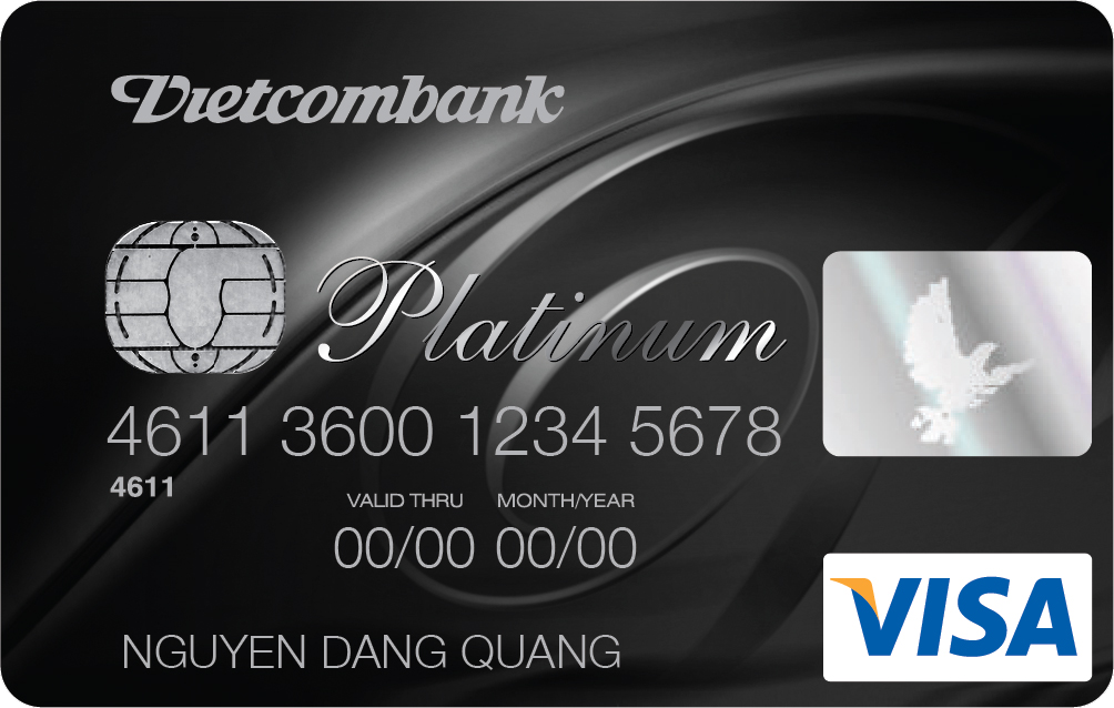 Làm thẻ tín dụng Vietcombank Visa Platium 