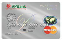 Làm thẻ tín dụng VPBank MasterCard Platinum