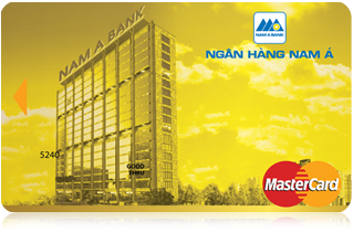 Làm thẻ tín dụng quốc tế MasterCard Gold NamA Bank