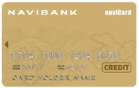 Làm thẻ tín dụng nội địa NaviCard-Credit vàng do NaviBank phát hành