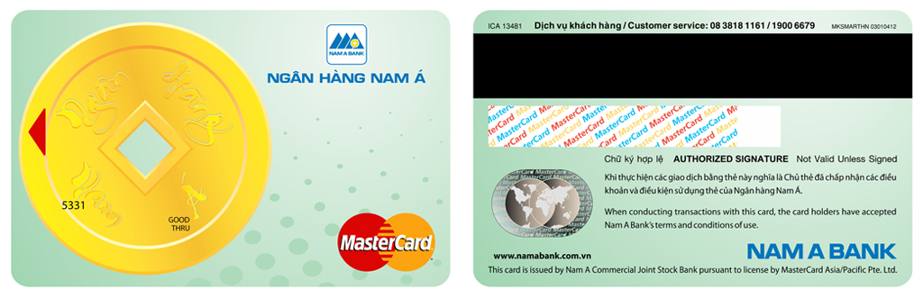 Thẻ tín dụng quốc tế Nam Á Bank MasterCard Standard là gì?
