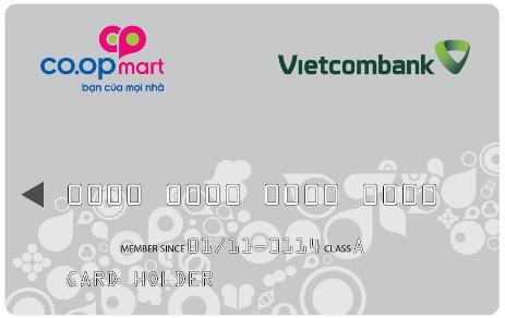 biểu phí thẻ đồng thương hiêu vietcombank coopmart