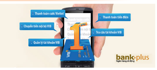 Ưu đãi chiết khấu 5.5% nạp tiền trả trước Viettel- VIB Mobile Bankplus