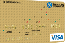 Làm thẻ tín dụng quốc tế cá nhân Shinhan Visa hạng vàng