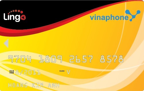 Vinaphone khuyến mãi tặng khách hàng thẻ đồng thương hiệu Vinaphone- Lingo
