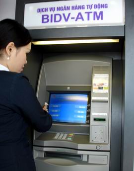 Cập nhật phí dịch vụ ATM BIDV năm 2014