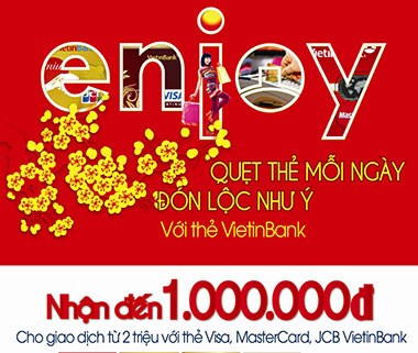 Tết Nguyên Đán Vietinbank khuyến mại cho chủ thẻ tín dụng