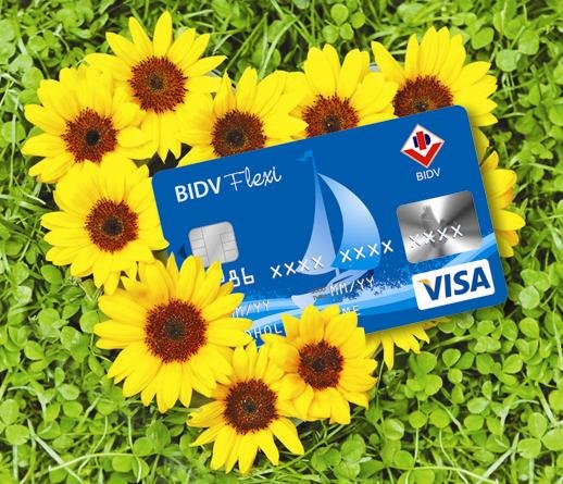 Làm thẻ tín dụng,thẻ ghi nợ quốc tế BIDV nhận ưu đãi mua săm