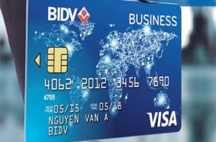 thẻ tín dụng doanh nghiệp bidv